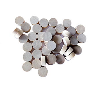 木のスライス、木のシリンダー